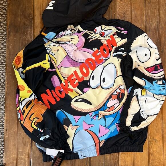 Members only Nickelodeon RUG RAT jacket windbreaker NWT - Picture 4 of 5